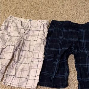 2 pairs of Old navy cargo shorts size 16